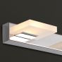 Maxlight Fuji - applique murale - 52 x 11 x 4 cm - 3 x 3W LED incl. - chrome et blanc