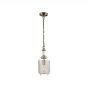 Nova Luce Chicago - lampe suspendue - Ø 12 x 260 cm - laiton