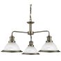 Searchlight Bistro - lampe suspendue - Ø 62 x 88 cm - laiton antique