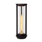 Lucide Cadix - lampe sur pied - Ø 16 x 50 cm - IP65 - noir