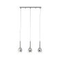 Brilliant Hadan - lampe suspendue - 66 x 16 x 120 cm - chrome