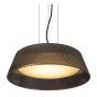 Lucide Vixi - lampe suspendue - Ø 45 x 150 cm - 22,6W LED dimmable incl - fumé