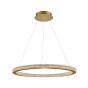 Nova Luce Fiore - lampe suspendue -Ø 80 x 120 cm - 80W dimmable LED incl - antique gold brass