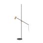 Lucide Philine - lampadaire - 66 x 66 x 165 cm - noir