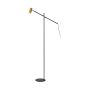 Lucide Philine - lampadaire - 66 x 66 x 165 cm - noir