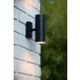 Lucide Arne 2 - Applique d'extérieur - 6,3 x 12 x 17 cm - 5W LED incl. - IP44 - noir