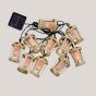 New Garden Hiama Garland Solar - guirlande lumineuse solaire - guirlande de 5 mètres - 10 ampoules LED incluses - IP44 - bambou