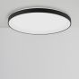 Nova Luce Pertino - plafonnier - Ø 58 x 6 cm - 48W LED dimmable incl. - noir sable