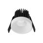 Nova Luce Petit - spot à encastrer - Ø 62 mm, Ø 55 mm à encastrer - 9W LED incl. - IP42 - blanc sable