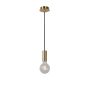 Lucide Droopy - lampe suspendue - 4,5 x 4,5 x 151 cm - or satiné