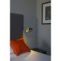 Faro Suau Left - applique murale avec interrupteur et port USB - 28 x 12 x 15,5 cm - 3W LED incl. - argenté