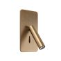 Faro Suau - applique murale avec interrupteur - 9,5 x 14 x 17 cm - 3W LED incl. - bronze