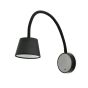 Faro Blome - applique murale avec interrupteur - 11 x 41 x 18,8 cm - 3W LED incl. - noir mat