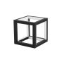 Nova Luce Gabbia - lampe de table - 16 x 16 x 16 cm - 20 LED dimmable incl - noir sable