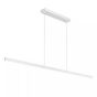 Lucide Sigma - lampe suspendue - 147,7 x 8,2 x 150 cm - 36W LED dimmable incl - blanc