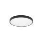 Nova Luce Perfect Profile - plafonnier - Ø 60 x 10 cm - 40W LED dimmable incl. - noir