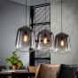 Vico Shaded - lampe suspendue - 135 x 32 x 150 cm - vieil argent