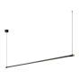 Lucide Marnik - lampe suspendue avec variateur tactile - 197,1 x 2,5 x 160 cm - 24W LED dimmable incl - noir et or