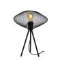 Lucide Mesh - lampe à poser - Ø 30 x 41 cm - noir