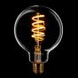 ETH Globe Spiral LED Filament - Ø 9,5 cm - E27 - 8W dimmable- 1800K - transparent