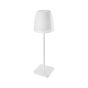 Nova Luce Colt - lampe de table extérieure à piles - Ø 11 x 38 cm - 1W LED dimmable incl - IP44 - blanc sable