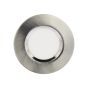 Nordlux Tiaki - spot encastré - Ø 85 mm, Ø 72 mm taille d'encastrement - 2 étapes fonction Moodmaker - 5,7-8,6W LED dimmable incl. - IP65 - nickel