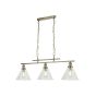 Searchlight Pyramid - lampe suspendue - 95 x 23 x 87 cm - laiton antique