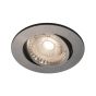 Nordlux Octans Step Tilt - set of 3 - Ø 85 mm, Ø 68 mm encastrable - 4.8W LED incl. - nickel