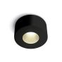 ONE Light LED Fashion Cylinders - spot en saillie 1L - Ø 7,95 x 4 cm - 7W LED dimmable incl. - noir