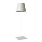 Lucide Justin - lampe de table d'extérieur à piles - 38 cm - 2,2W LED incl - IP54 - blanc