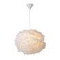 Lucide Goosy Soft - lampe suspendue - Ø 50 cm x 165 cm - blanc