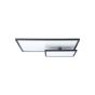 Brilliant Bility - plafonnier - 62 x 46,5 x 7,4 cm - 36W easyDim LED incl - blanc et noir