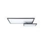 Brilliant Bility - plafonnier - 62 x 46,5 x 7,4 cm - 36W easyDim LED incl - blanc et noir