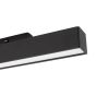 Nova Luce Rieti - luminaire pour système de profilés magnétiques - 26,9 x 3,5 x 5,1 cm - 15W LED incl. - noir - couleur de lumière blanc chaud