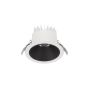 Nova Luce Brady - spot à encastrer - Ø 14 x 9 cm - Ø 130 mm encastré - 20W LED incl. - IP67- blanc avec noir