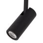 Nova Luce Nap - spot pour système de profilés magnétiques - Ø 3 x 16 cm - 5W LED incl. - noir - couleur de lumière blanche