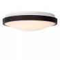 Lucide Dasher - plafonnier - Ø 34,8 x 9,8 cm - 18W LED incl - IP44 - noir