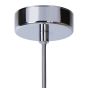 Lucide Eryn - lampe suspendue - Ø 20 x 157 cm - chrome