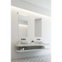 Searchlight Bathroom - lampe miroir - 40 x 6,5 cm - 10W LED incl - IP44 - blanc et chrome