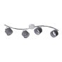 Lucide Alys-led - spot de plafond - 69 cm - 4 x 5W LED incl - chrome