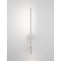 Nova Luce Handy - applique murale avec interrupteur - 13,6 x 2 x 55 cm - 6W + 3W LED incl. - blanc sable