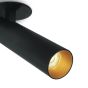 ONE Light COB Cylinders - spot en saillie 1L - Ø 6,5 x 15,5 cm - 12W LED dimmable incl. - noir