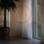 Konstsmide Christmas lights - dreamcatcher lampadaire avec gradateur à 4 niveaux - 60 x 25 x 117 cm - noir mat