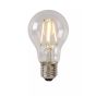 Lucide Lampe à incandescence LED classe B - Ø 6 x 10,5 cm - E27 - 7W dimmable - 2700K - transparent