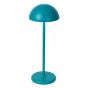 Lucide Joy - lampe de table rechargeable - Ø 12 x 32 cm - 1,5W dimmable LED incl - IP54 - turquoise