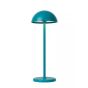 Lucide Joy - lampe de table rechargeable - Ø 12 x 32 cm - 1,5W dimmable LED incl - IP54 - turquoise