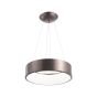 Nova Luce Rando - lampe suspendue - Ø 45 x 120 cm - 32W dimmable LED incl - gris foncé