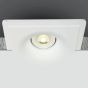 ONE Light Trimless GU10 Range - spot encastrable - 205 x 205 mm, 207 x 207 mm encastrable - blanc