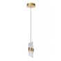 Lucide Kligande - lampe suspendue - Ø 13 x 150 cm - 9W LED incl - or