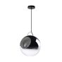 Lucide Jazzlynn - lampe suspendue - Ø 30 x 160 cm - gris fumée et noir